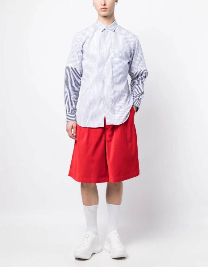 Comme Des Garçons Shirt Katoenen bermuda shorts Rood