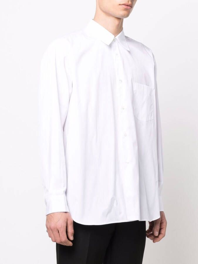 Comme Des Garçons Shirt Effen overhemd Wit