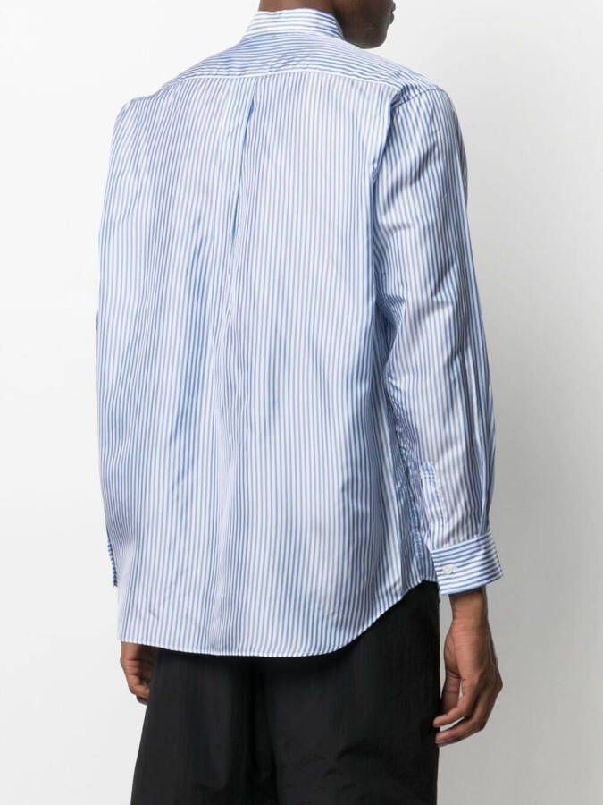 Comme Des Garçons Shirt Gestreept overhemd Blauw