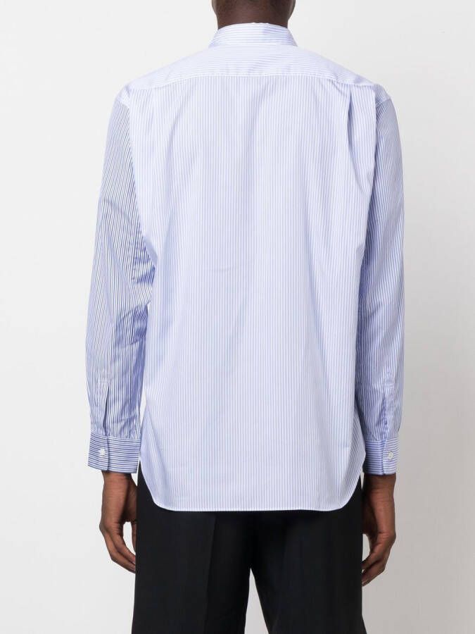 Comme Des Garçons Shirt Gestreept overhemd Blauw