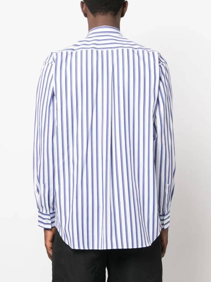 Comme Des Garçons Shirt Gestreept overhemd Wit