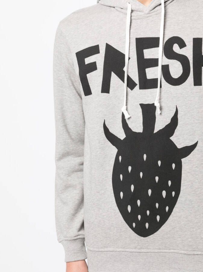 Comme Des Garçons Shirt Hoodie met print Grijs