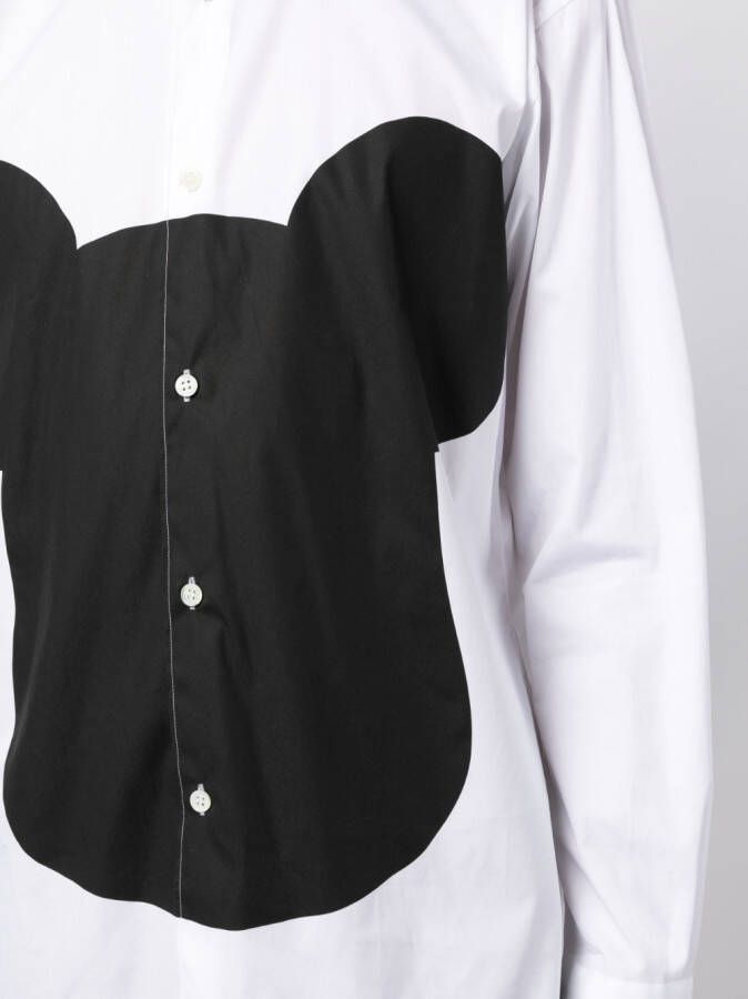Comme Des Garçons Shirt Overhemd met print Wit