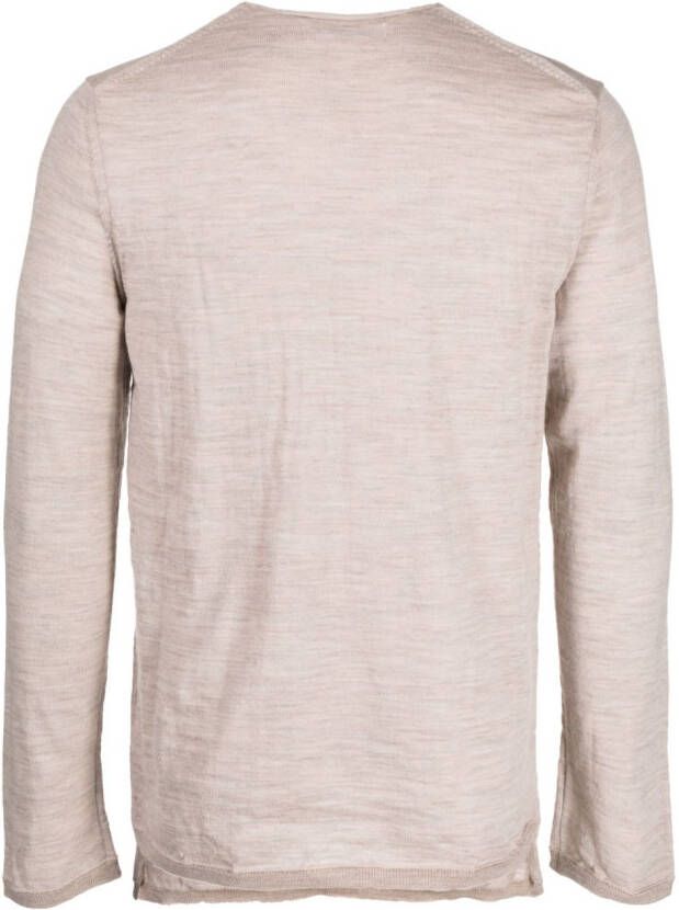 Comme Des Garçons Shirt Sweater met print Beige