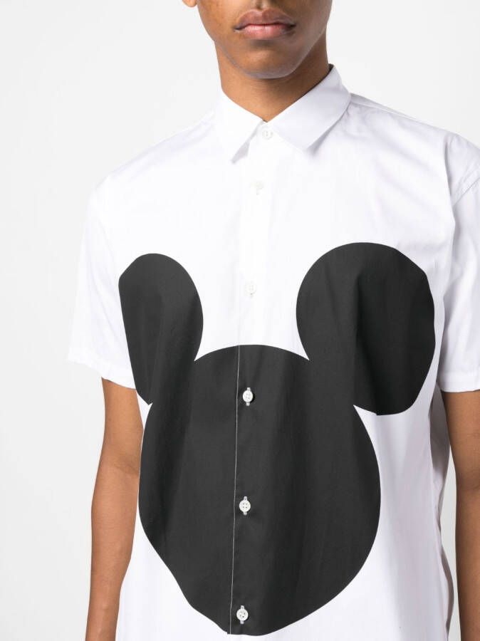 Comme Des Garçons Shirt Overhemd met print Wit