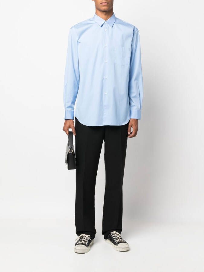 Comme Des Garçons Shirt Katoenen overhemd Blauw