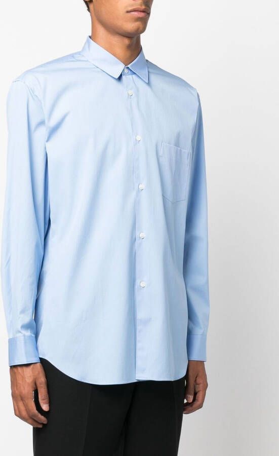 Comme Des Garçons Shirt Katoenen overhemd Blauw