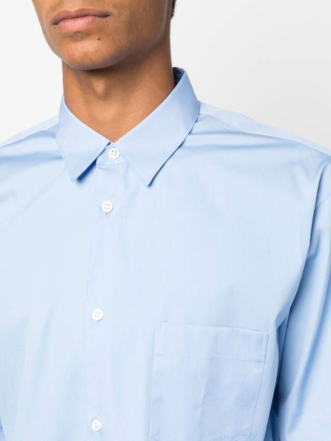 Comme Des Garçons Shirt Katoenen overhemd Blauw