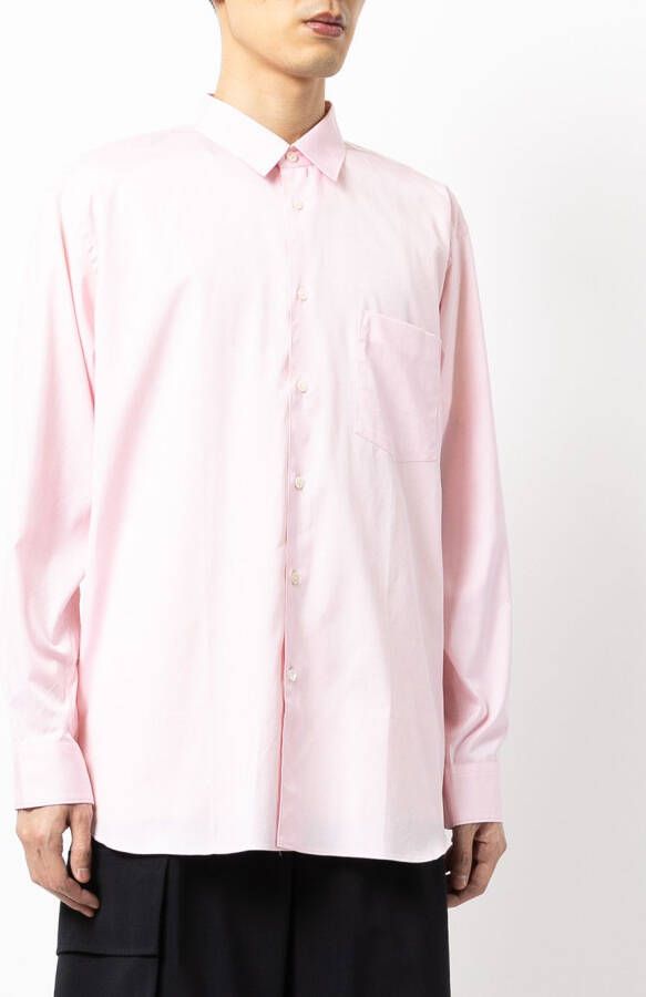 Comme Des Garçons Shirt Katoenen overhemd Roze