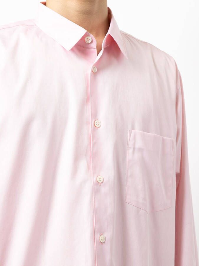 Comme Des Garçons Shirt Katoenen overhemd Roze