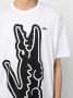 Comme Des Garçons Shirt x Lacoste T-shirt met logoprint Wit - Thumbnail 5