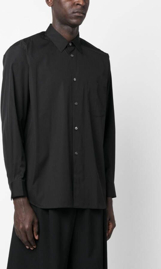 Comme Des Garçons Shirt Katoenen overhemd Zwart
