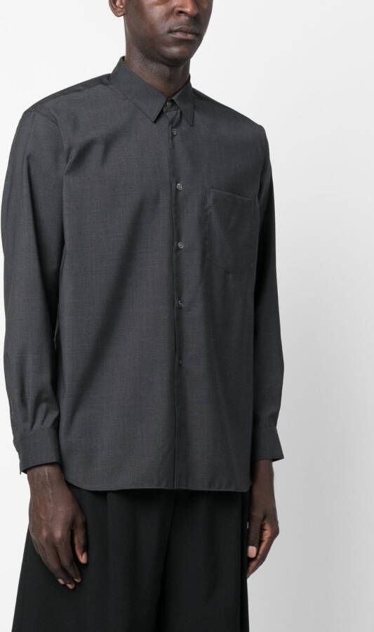 Comme Des Garçons Shirt Wollen overhemd Grijs