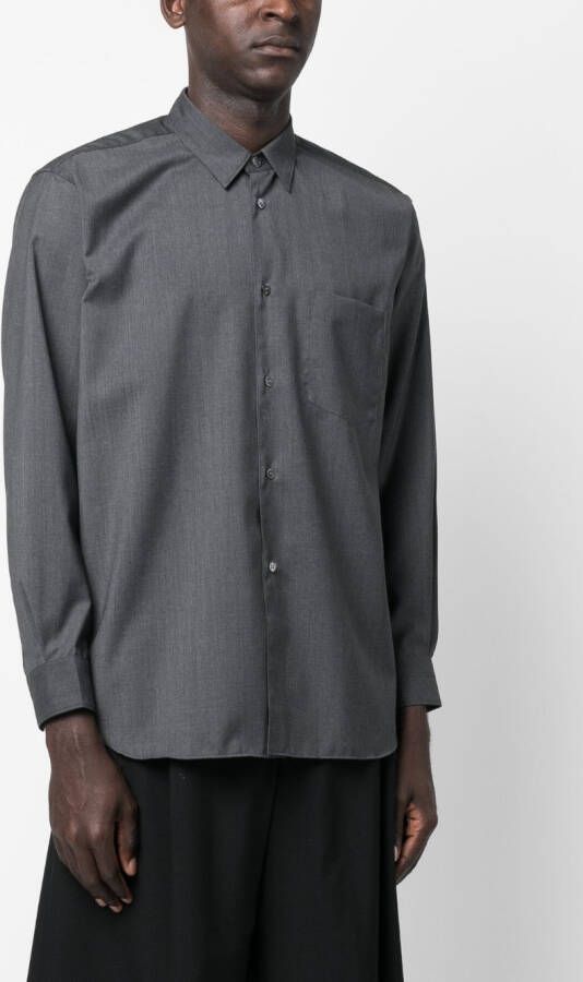 Comme Des Garçons Shirt Wollen overhemd Grijs