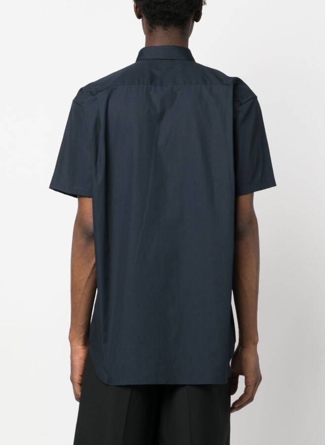 Comme Des Garçons Shirt Overhemd met korte mouwen Blauw