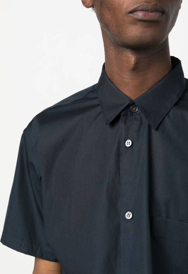Comme Des Garçons Shirt Overhemd met korte mouwen Blauw