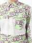 Comme Des Garçons Shirt Overhemd met logoprint Groen - Thumbnail 5