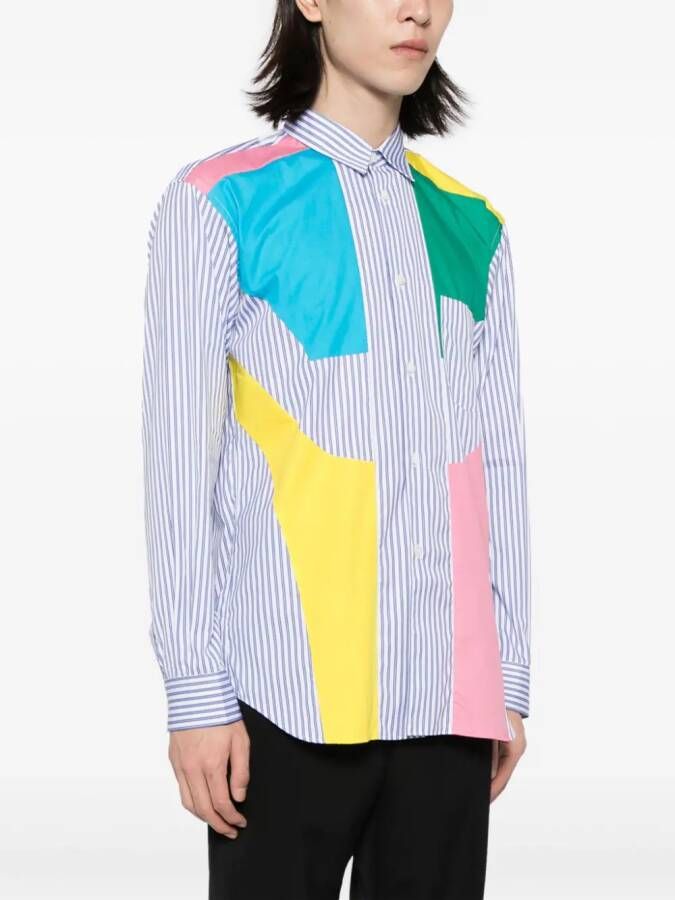 Comme Des Garçons Shirt Overhemd met patchwork Veelkleurig
