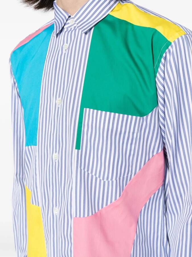 Comme Des Garçons Shirt Overhemd met patchwork Veelkleurig