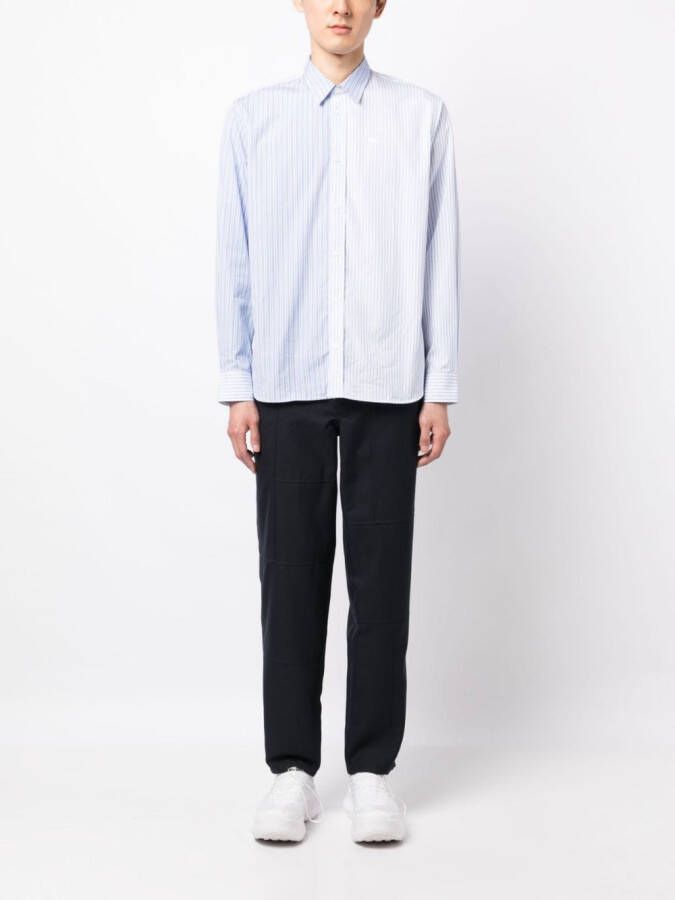 Comme Des Garçons Shirt Pantalon met vlakken Blauw