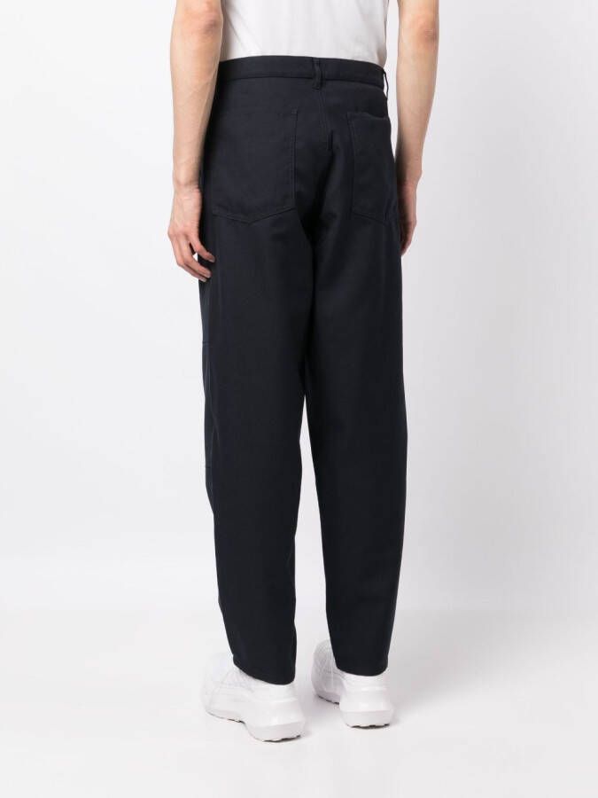 Comme Des Garçons Shirt Pantalon met vlakken Blauw