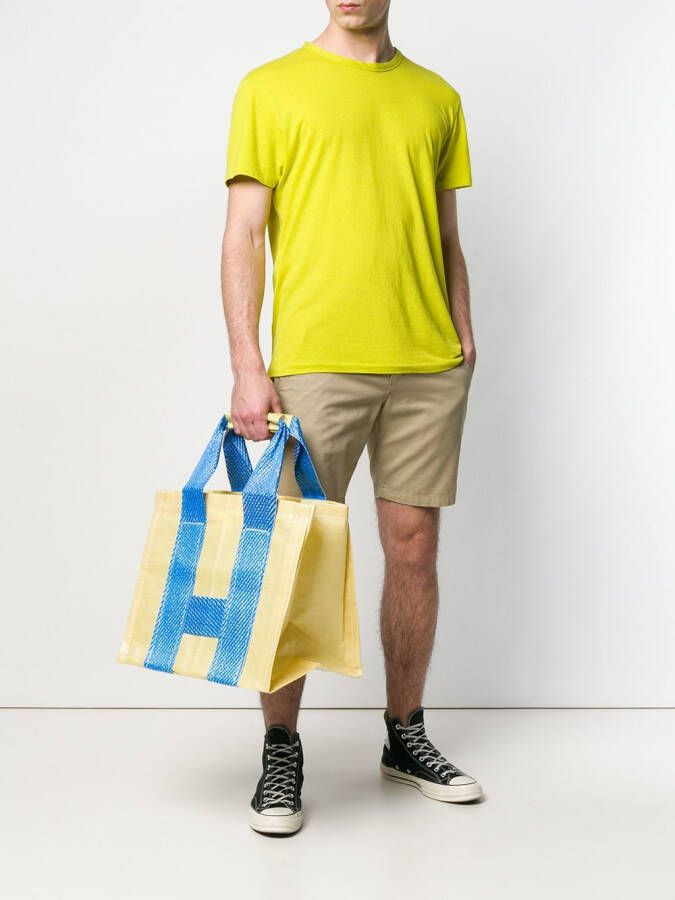 Comme Des Garçons Shirt Shopper draagtas Geel