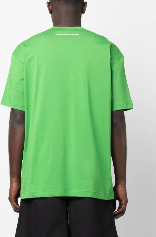 Comme Des Garçons Shirt T-shirt met ronde hals Groen