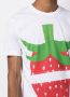 Comme Des Garçons Shirt T-shirt met aardbeiprint Wit - Thumbnail 5
