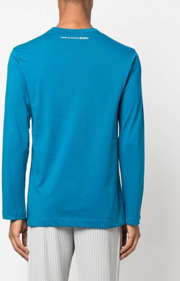 Comme Des Garçons Shirt Sweater met ronde hals Blauw