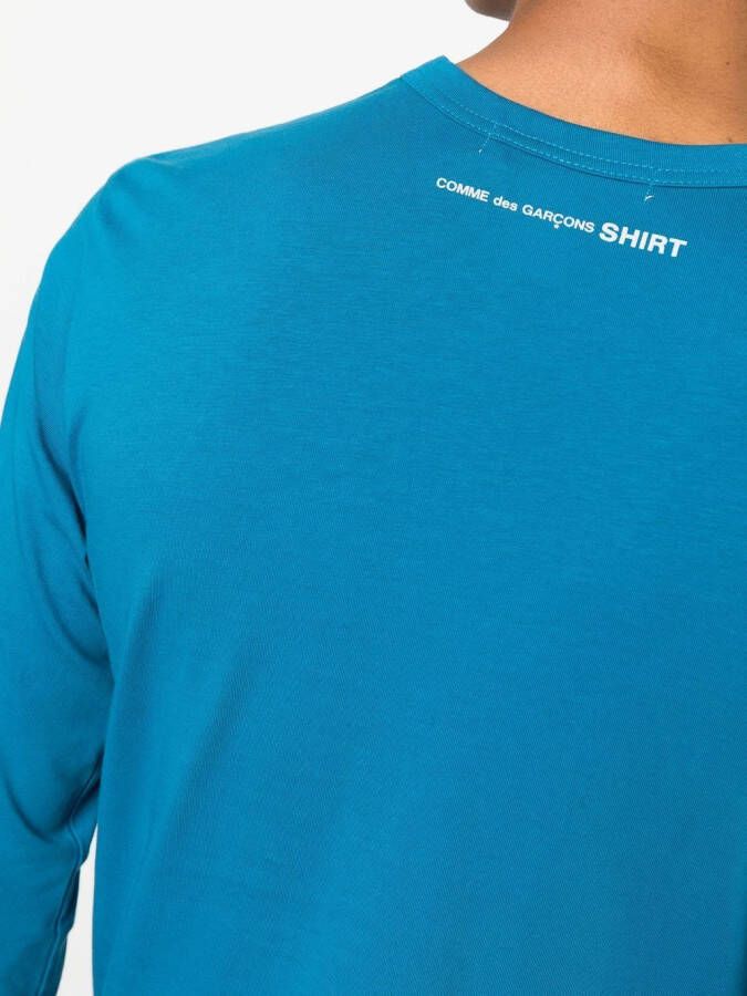 Comme Des Garçons Shirt Sweater met ronde hals Blauw