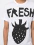 Comme Des Garçons Shirt T-shirt met aardbeiprint Wit - Thumbnail 5