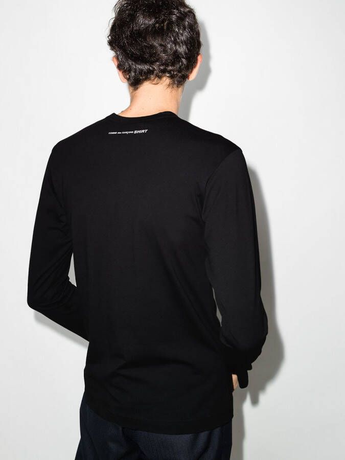 Comme Des Garçons Shirt T-shirt met logoprint Zwart