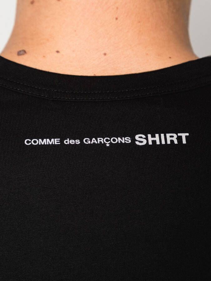 Comme Des Garçons Shirt T-shirt met logoprint Zwart