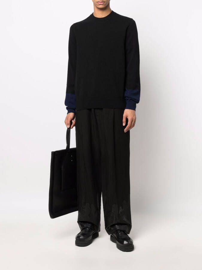 Comme Des Garçons Shirt Tonale trui Zwart