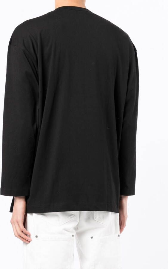Comme Des Garçons Shirt Top met logoprint Zwart