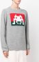 Comme Des Garçons Shirt Trui met grafische print Grijs - Thumbnail 3