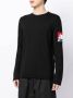 Comme Des Garçons Shirt Intarsia gebreide trui Zwart - Thumbnail 3