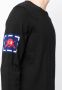 Comme Des Garçons Shirt Intarsia gebreide trui Zwart - Thumbnail 5