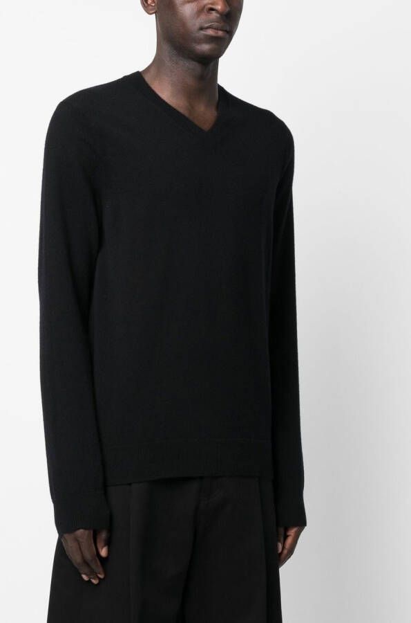 Comme Des Garçons Shirt Trui met V-hals Zwart