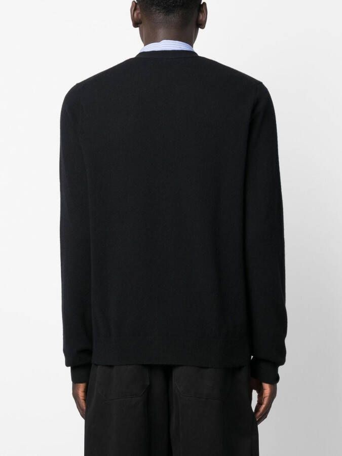 Comme Des Garçons Shirt Vest met V-hals Zwart