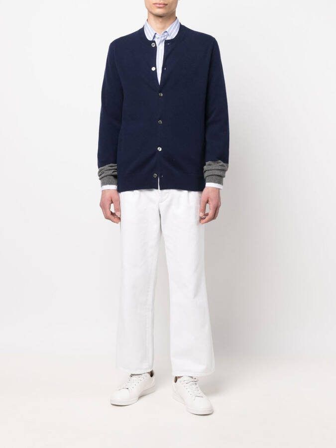 Comme Des Garçons Shirt Vest met halve mouwen Blauw