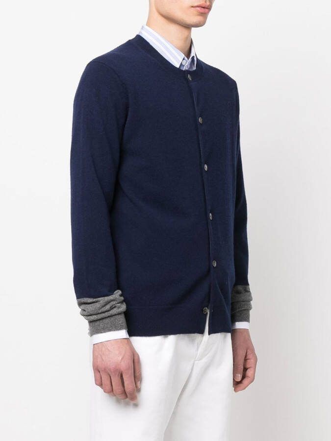 Comme Des Garçons Shirt Vest met halve mouwen Blauw