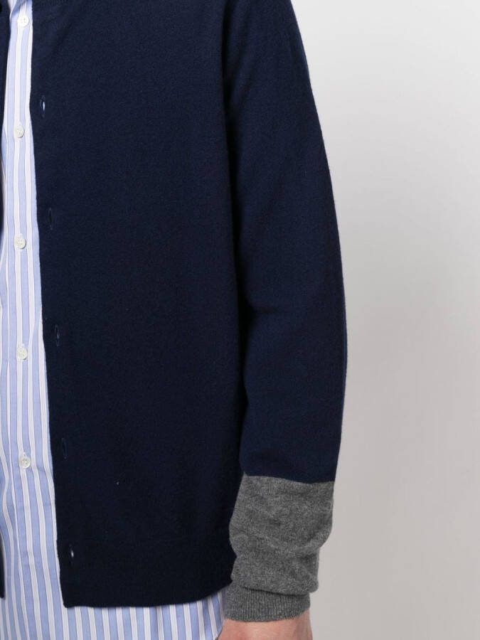 Comme Des Garçons Shirt Vest met halve mouwen Blauw