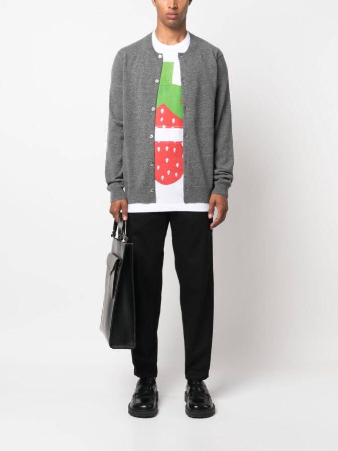 Comme Des Garçons Shirt Vest met ronde hals Grijs