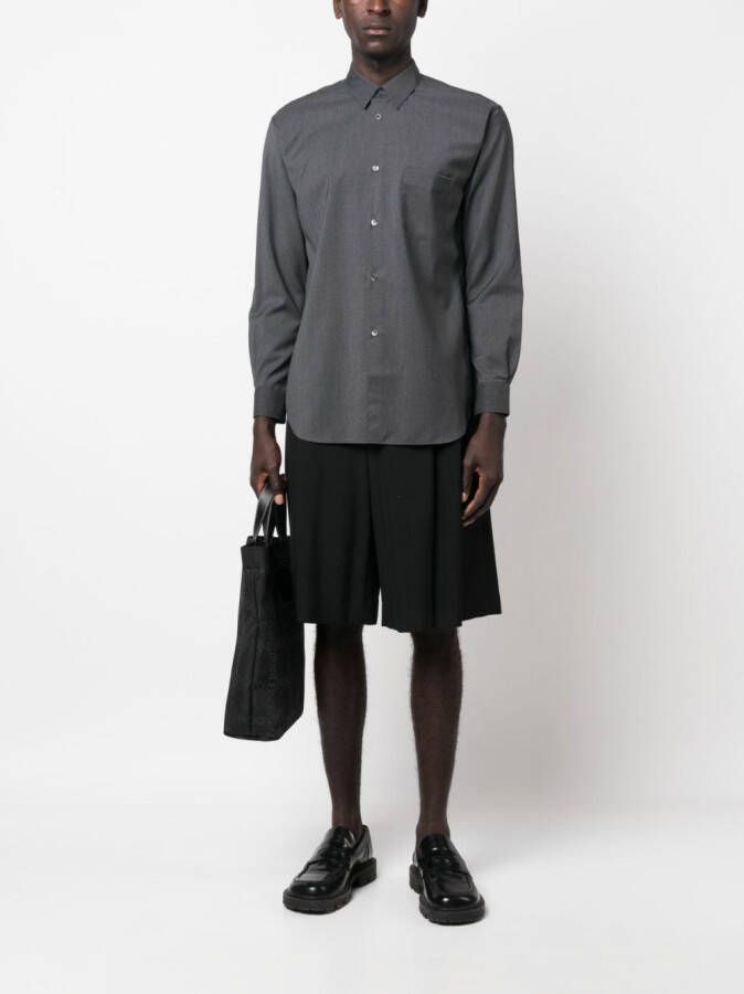 Comme Des Garçons Shirt Wollen overhemd Grijs