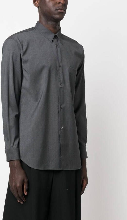 Comme Des Garçons Shirt Wollen overhemd Grijs