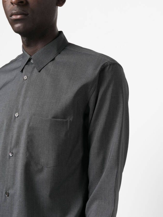 Comme Des Garçons Shirt Wollen overhemd Grijs