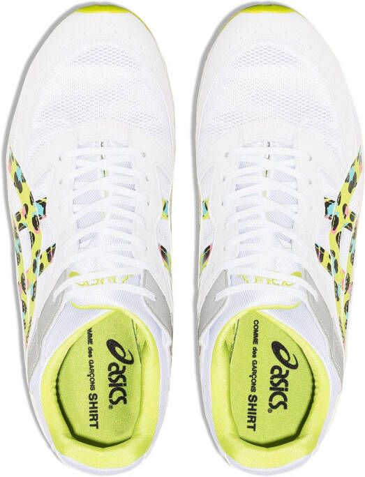 Comme Des Garçons Shirt x Asics Tarther sneakers met luipaardprint Wit