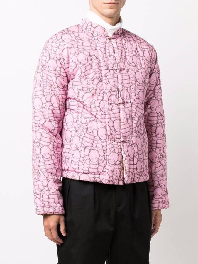 Comme Des Garçons Shirt x KAWS omkeerbaar jack Roze