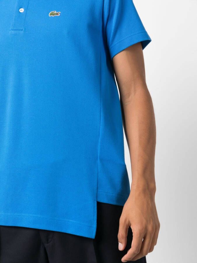 Comme Des Garçons Shirt x Lacoste asymmetrisch poloshirt Blauw